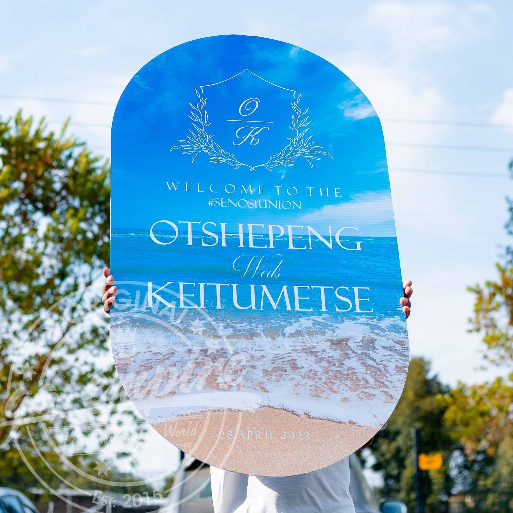 Otshepeng & Keitumetse Wedding Boards